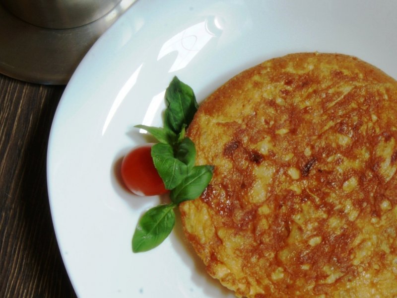 Испанский картофельный омлет без яиц (Tortilla)